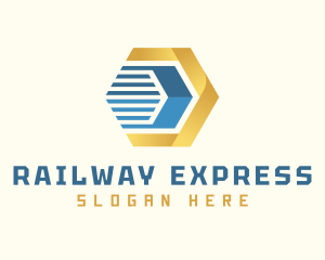 Hexagon Express Cargo logo design