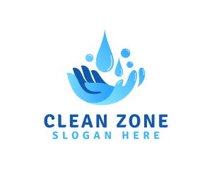 Hand Wash Sanitation logo design