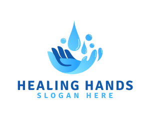 Hand Wash Sanitation logo design