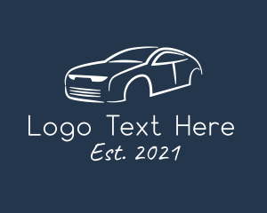 Modern Simple Car logo