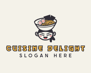 Ramen Noodle Restaurant logo design