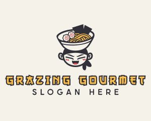 Ramen Noodle Restaurant logo design