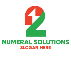 Geometric Number 2 logo