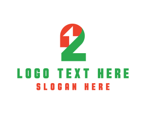 Geometric Number 2 logo