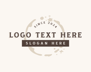 Rustic Coffee Stain logo