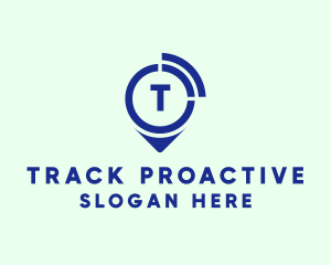 Tracking Pin Gps logo