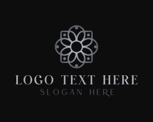 Floral Beauty Salon Logo