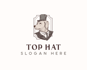 Vintage Pet Dog  logo design