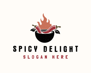 Flaming Spicy Bowl logo