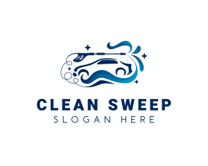 Auto Pressure Cleaning logo design