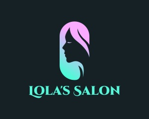 Hairstylist Women Salon logo design