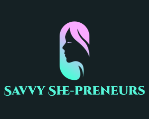 Hairstylist Women Salon logo design