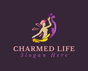 Mythical Fairy Girl logo
