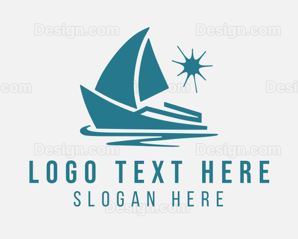 Yacht Club Boat Logo