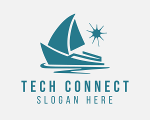 Yacht Club Boat  Logo
