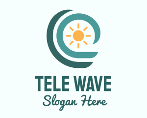 Ocean Wave Summer logo design