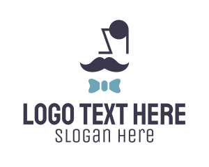 Minimalist Gentleman Formal logo