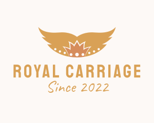 Wing Royal Crown  logo design