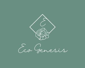 Eco Flower Spa logo design