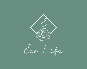 Eco Flower Spa logo design