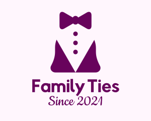 Purple Waiter Bell logo design