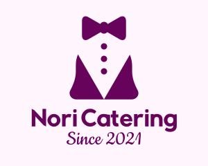 Purple Waiter Bell logo design