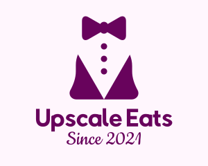 Purple Waiter Bell logo design