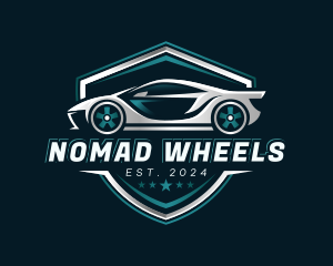 Car Wheel Detailing logo design