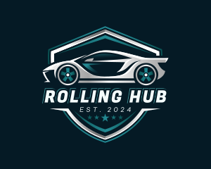 Car Wheel Detailing logo design