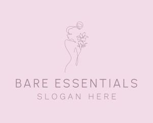 Floral Feminine Body logo design