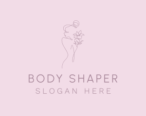 Floral Feminine Body logo design