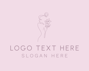 Bare - Floral Feminine Body logo design