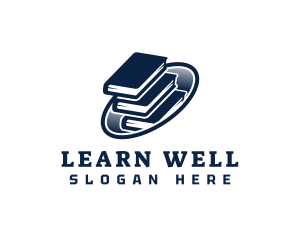 Stair Book Learning logo design