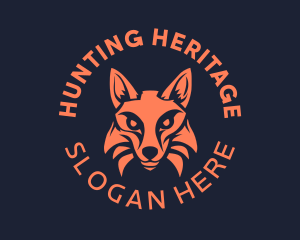 Hunting Fox Canine logo