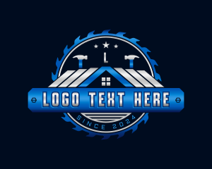 Industrial Carpentry Construction Logo