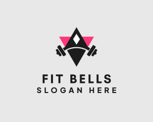 Fitness Dumbbell Gym logo design