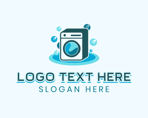 Washing Machine Laundromat logo