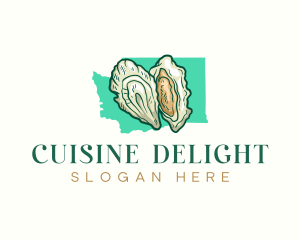 Washington Oyster Cuisine logo design