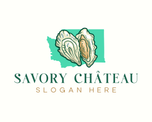 Washington Oyster Cuisine logo design