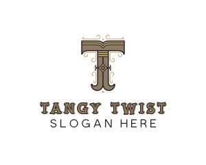 Antique Brand Artisan Letter T logo design