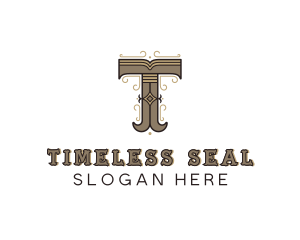 Antique Brand Artisan Letter T logo design