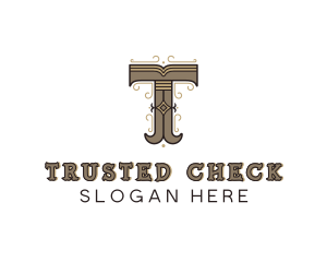 Antique Brand Artisan Letter T logo design