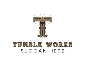 Antique Brand Artisan Letter T logo design