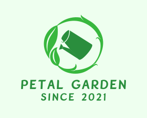 Plant Watering Can  logo design