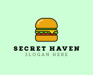 Veggie Burger Meal Logo