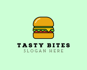 Veggie Burger Meal logo design