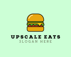 Veggie Burger Meal logo design