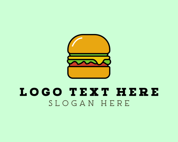 Burger logo example 2