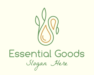 Lemongrass Essential Oil logo design