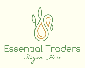 Lemongrass Essential Oil logo design